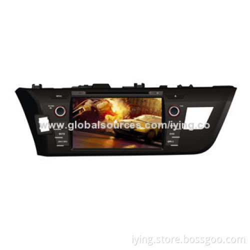 In-dash Car DVD player for Toyota 2014 corolla, windows user interface, GPS navigation system